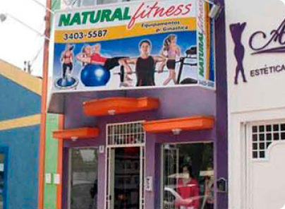 Natural Fitness em 2010 na Avenida Major Nicácio